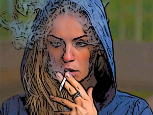 Woman Smoking